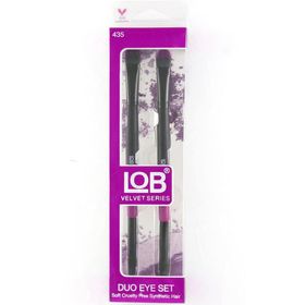 LOB 435 Velvet Series Duo Eye Brush Set 2'li Göz Fırça Seti