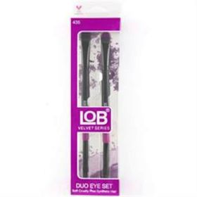LOB 435 Velvet Series Duo Eye Brush Set 2'li Göz Fırça Seti