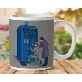 Locked Tardis Dr Tardis Çilingir Baskılı Kupa