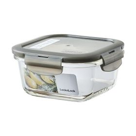 Locknlock Euro 500 ml Kare Gri Fırın Saklama Kabı