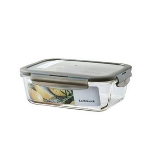 Locknlock Euro 740 ml Dörtgen Gri Fırın Saklama Kabı