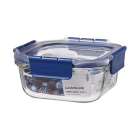 Locknlock Top Class 750 ml Mavi Kare Kilitli Fırın Saklama Kabı