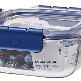 Locknlock Top Class 750 ml Mavi Kare Kilitli Fırın Saklama Kabı