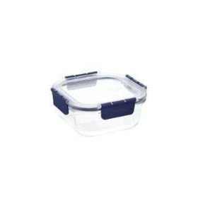 Locknlock Top Class 750 ml Mavi Kare Kilitli Fırın Saklama Kabı