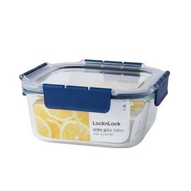 Locknlock Top Class Dörtgen Kilitli 1.4 lt Mavi Fırın ve Saklama Kabı