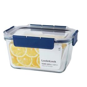 Locknlock Top Class Dörtgen Kilitli 1.5 lt Mavi Fırın ve Saklama Kabı