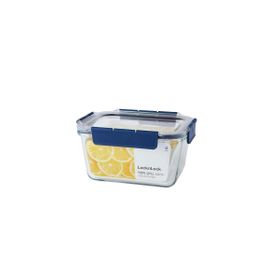 Locknlock Top Class Dörtgen Kilitli 1.5 lt Mavi Fırın ve Saklama Kabı
