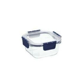 Locknlock Top Class Kare Kilitli 300 ml Mavi Fırın ve Saklama Kabı