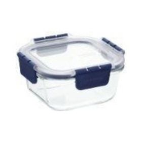 Locknlock Top Class Kare Kilitli 300 ml Mavi Fırın ve Saklama Kabı