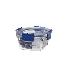 Locknlock Top Class Kare Kilitli 300 ml Mavi Fırın ve Saklama Kabı