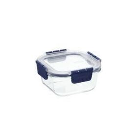Locknlock Top Class Kare Kilitli 300 ml Mavi Fırın ve Saklama Kabı