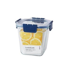 Locknlock Top Class Kare Kilitli 950 ml Mavi Fırın ve Saklama Kabı