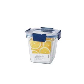Locknlock Top Dörtgen Kilitli 950 ml Mavi Class Fırın & Saklama Kabı