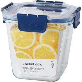 Locknlock Top Dörtgen Kilitli 950 ml Mavi Class Fırın & Saklama Kabı
