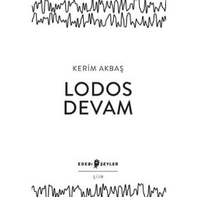 Lodos Devam - Kerim Akbaş