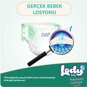 Lody Baby No:6 XLarge 40 Adet Bebek Bezi
