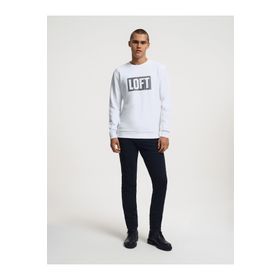 Loft LF2031655 Beyaz Erkek Sweatshirt