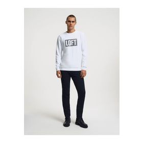 Loft LF2031655 Beyaz Erkek Sweatshirt