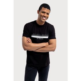 Loft LF2034028 Siyah Erkek T-shirt