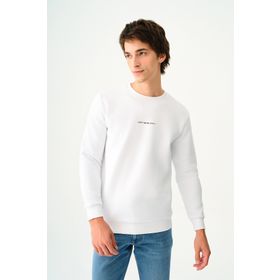 Loft LF2034268 Beyaz Erkek Sweatshirt