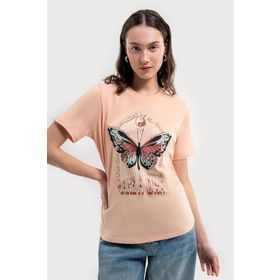 Loft LF203523121 Bej Kadın T-shirt