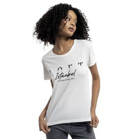 Loft LF2036534 Beyaz Kadın T-shirt