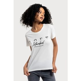 Loft LF2036534 Beyaz Kadın T-shirt