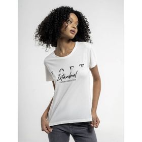 Loft LF2036534 Beyaz Kadın T-shirt