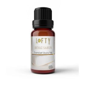 Lofty 10 ml Beyaz Sabun Uçucu Yağ Buhurdanlık Esansı Oda Kokusu Uçucu Esansiyel Yağ Buhur Yağı