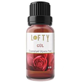 Lofty Gül Uçucu Yağ Buhurdanlık Esansı 10 ml Oda Kokusu