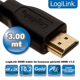 Logilink CH0038 High Speed HDMI Kablosu