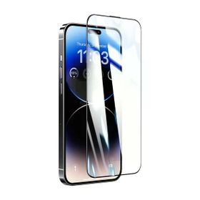 Logis iPhone 14 Pro Max 9D Seramik Tam Kaplayan Cam Ekran Koruyucu