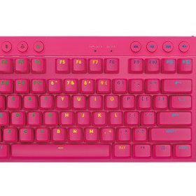 Logitech 920-012159 G Pro X Lightspeed Kablosuz Q Magenta Kırmızı Oyuncu Klavyesi