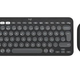 Logitech 920-012245 Pebble 2 Multi-Device Bluetooth Grafit Klavye-Mouse Seti