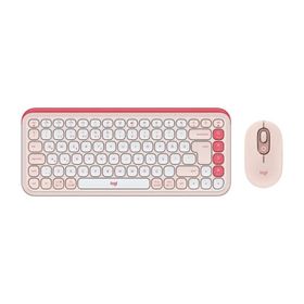 Logitech 920-013075 Pop Icon Bluetooth Pembe Klavye Mouse
