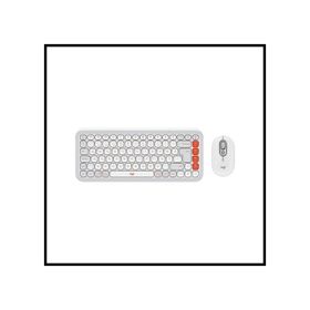 Logitech 920-013076 Beyaz Pop Icon Bluetooth Klavye Mouse