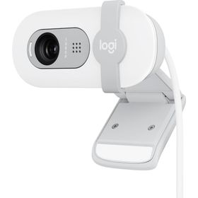 Logitech 960-001617 V-U0072 Brio 100 Gizlilik Kapaklı 1080P Webcam Beyaz Mikrofonlu Full HD Web Kamerası