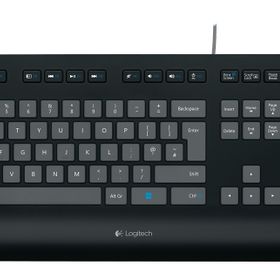 Logitech K280E Siyah Kare Tuş Tasarımı Kablolu Klavye
