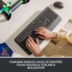 Logitech K650 Signature 920-010919 Siyah Q Kablosuz Klavye