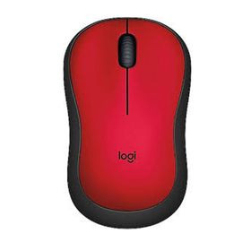 Logitech M220 Kırmızı Sessiz Kompakt Kablosuz Mouse