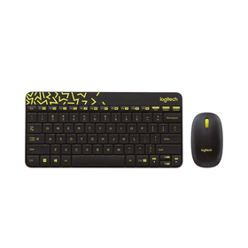 Logitech MK240 Sarı-Siyah Klavye-Mouse Set