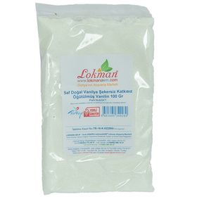 LokmanAvm 100 gr Doğal Şekersiz Öğütülmüş Vanilin