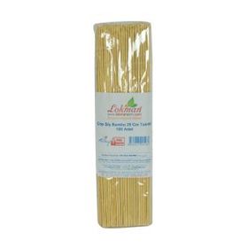 LokmanAvm 25 cm 100'lü Çöp Şiş Bambu Şişleri