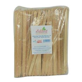 LokmanAvm Adana Şiş 240x10x2 mm 200 Adet Tahta Şiş