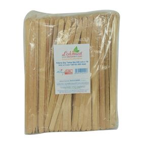LokmanAvm Adana Şiş 240x10x2 mm 200 Adet Tahta Şiş