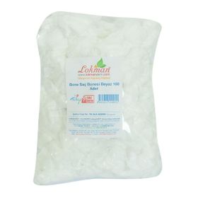 LokmanAvm Beyaz 100 Adet Bone Saç Bonesi