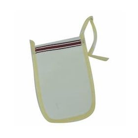 LokmanAvm Beyaz 16x25 cm İpek Sırt ve Vücut Kesesi