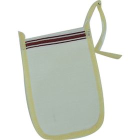 LokmanAvm Beyaz 16x25 cm İpek Sırt ve Vücut Kesesi