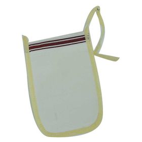 LokmanAvm Beyaz 16x25 cm İpek Sırt ve Vücut Kesesi