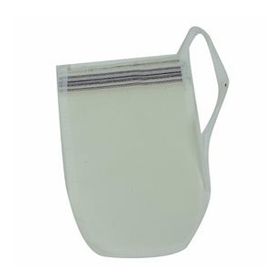 LokmanAvm Beyaz 17x25 cm İpek Sırt ve Vücut Kesesi